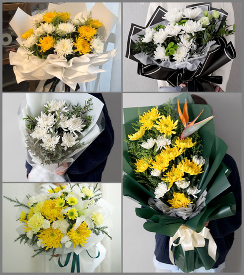 贵州六盘水盘县乌蒙镇二台坡村白事花束代送